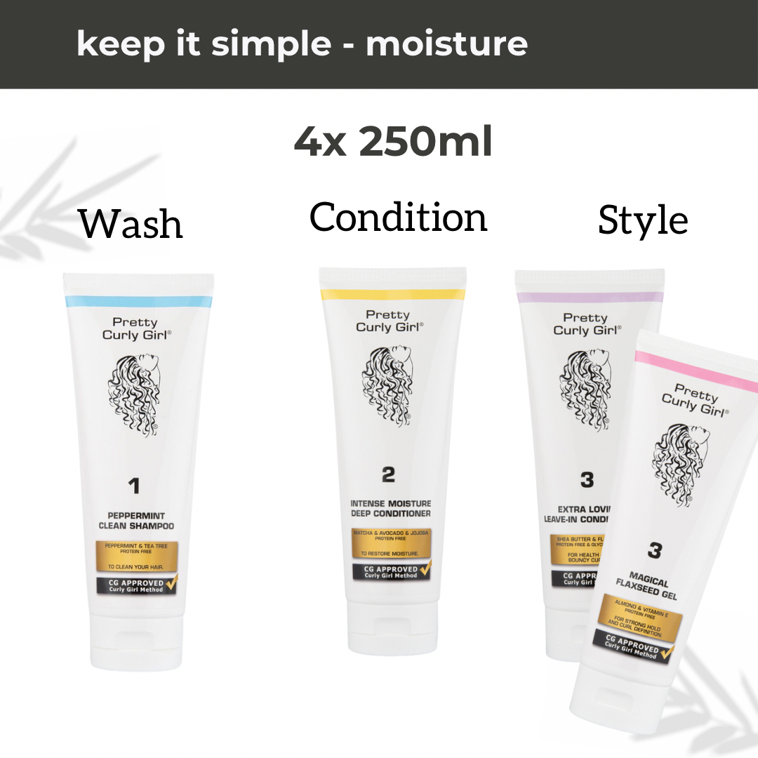 Keep it simple bundle 4x250ml (Moisture - deepconditioner)