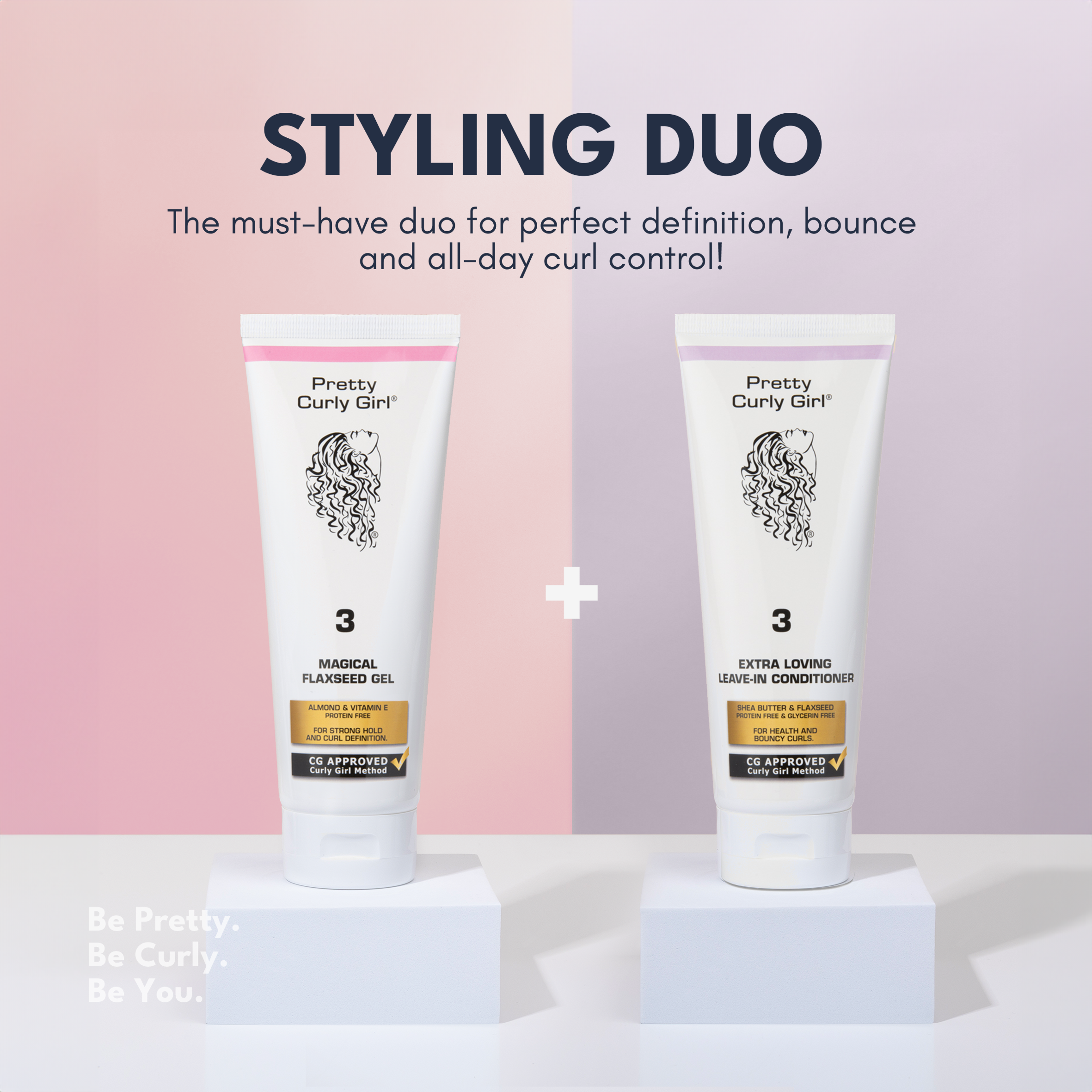 Styling duo: leave-in + magical flaxseedgel  (2x100ml)